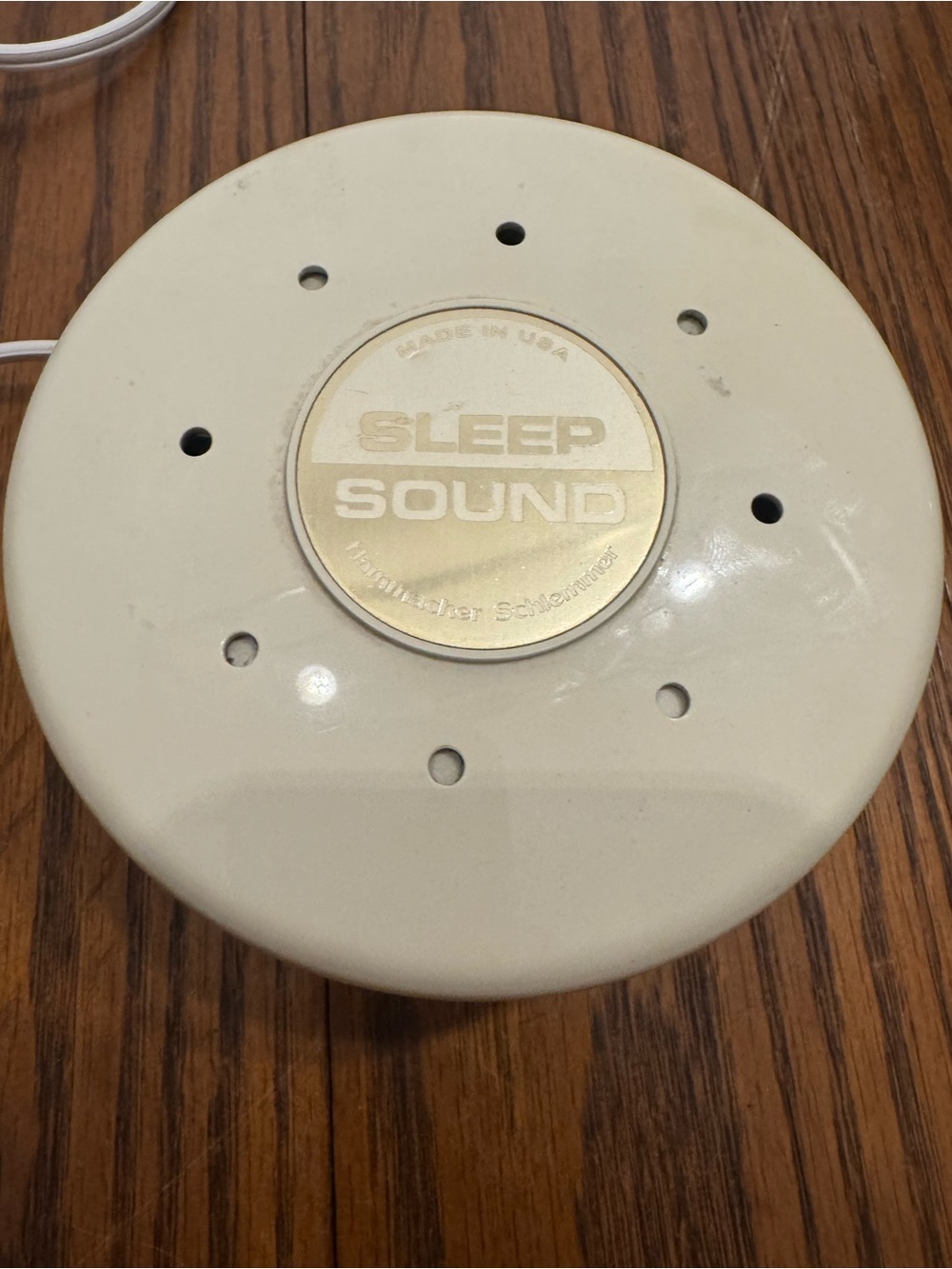 Hammacher Schlemmer Sleep Sound Model 980 Vintage White Noise